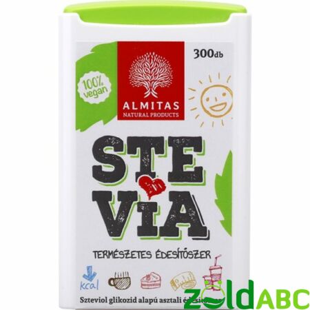 Stevia tabletta 300db Almitas
