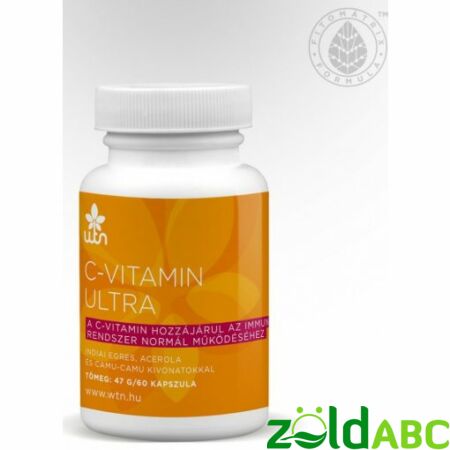 WTN C-vitamin ultra, india egres, acerola és camu-camu kivonattal, 60db